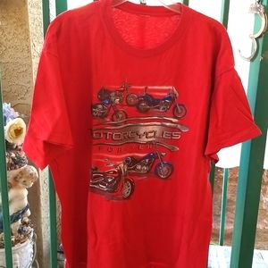 XL Red motorcycle shirt